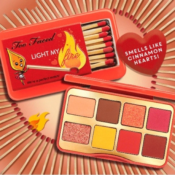 BRAND NEW too faced light my fire eyeshadow palette - Picture 3 of 4